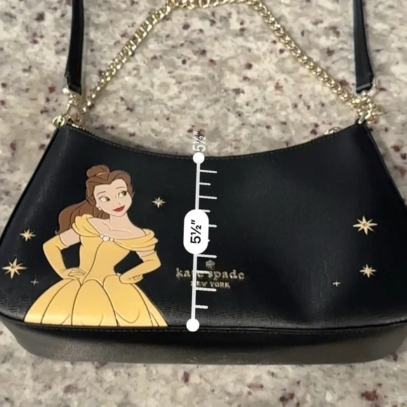 Kate Spade x Disney Beauty and the Beast Belle Shoulder Bag - Picture 4 of 7